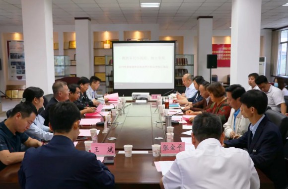 省教育厅年检工作组来我校进行2019年度工作检查