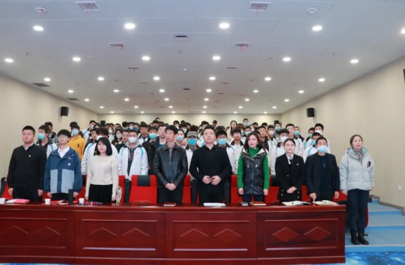 陕西大学生“青春向党”党史学习教育微宣讲团报告会在我院举行