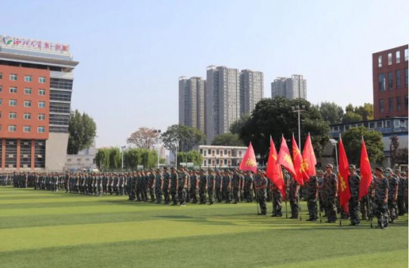 启航新程 筑梦未来 | 彩神幸福路校区2024年国防教育训练成果汇报暨开学典礼隆重召开